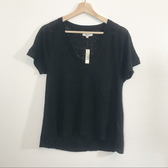 Madewell Tops - Madewell l Linen Tee